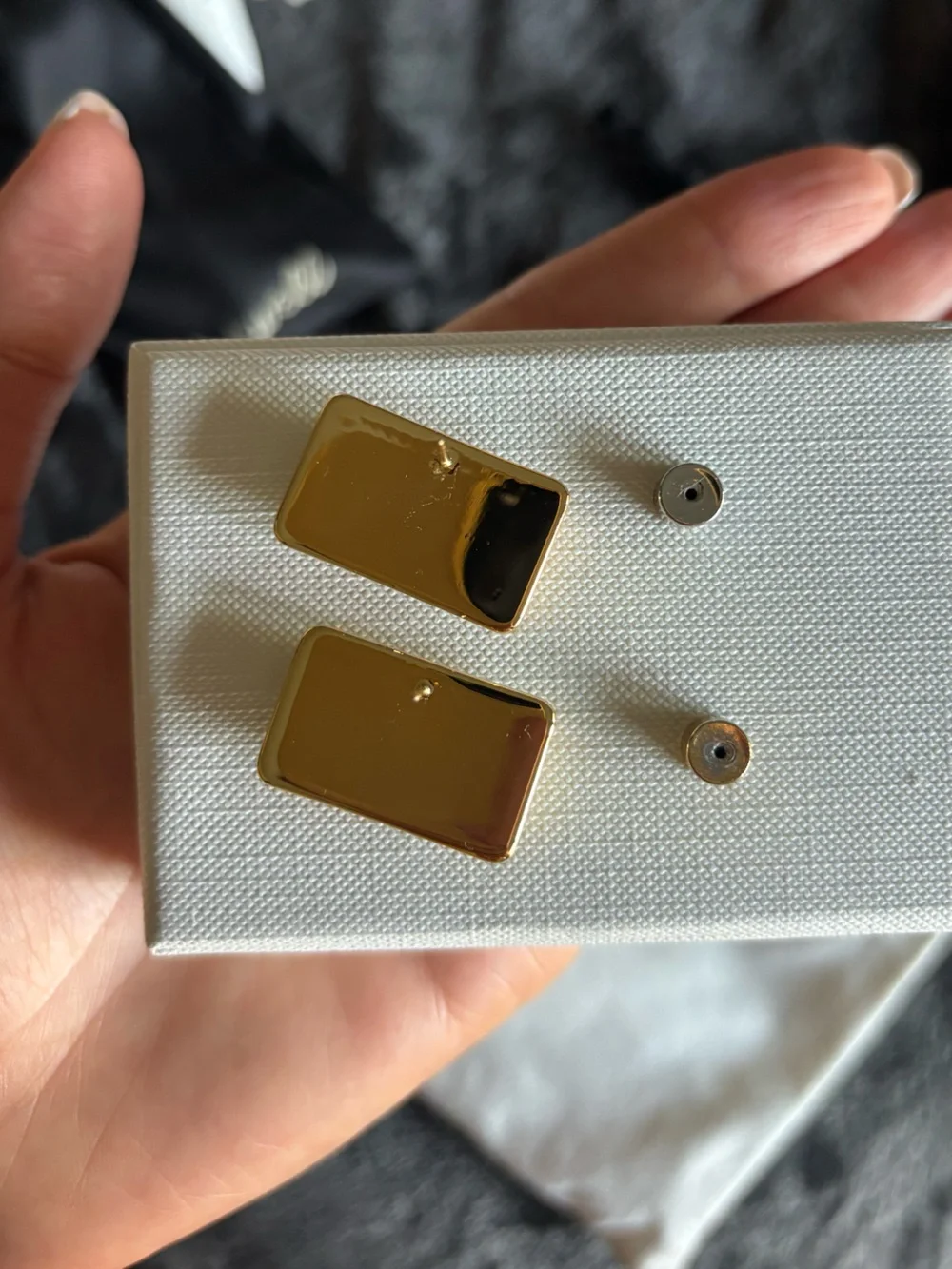 Heaven Mayhem Archer Rectangle Earrings